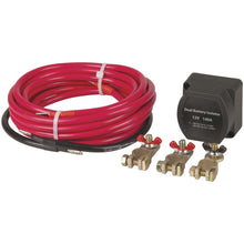 Load image into Gallery viewer, Dual Battery Isolator Kit with Wiring Cables 12V 140A  - MB3880
