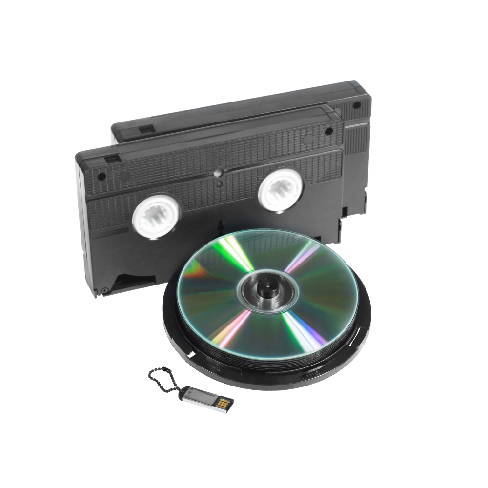 Convert VHS, Mini DV, 8mm & VHS-C Tapes to DVD