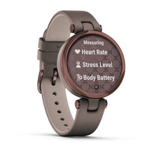 Load image into Gallery viewer, Garmin Smartwatch Lily™ Classic Dark Bronze Bezel with Paloma Case and Italian Leather Band
