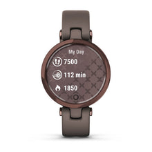 Load image into Gallery viewer, Garmin Smartwatch Lily™ Classic Dark Bronze Bezel with Paloma Case and Italian Leather Band

