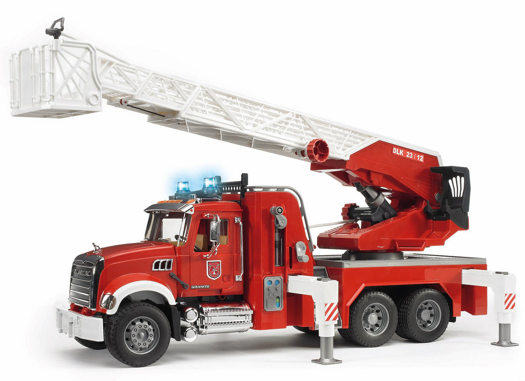 Bruder MACK Granite Fire Engine w/Slewing Ladder & Water Pump 1:16 - 24002821