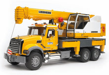 Load image into Gallery viewer, Bruder MACK Granite Liebherr Crane Truck 1:16 - 24002818

