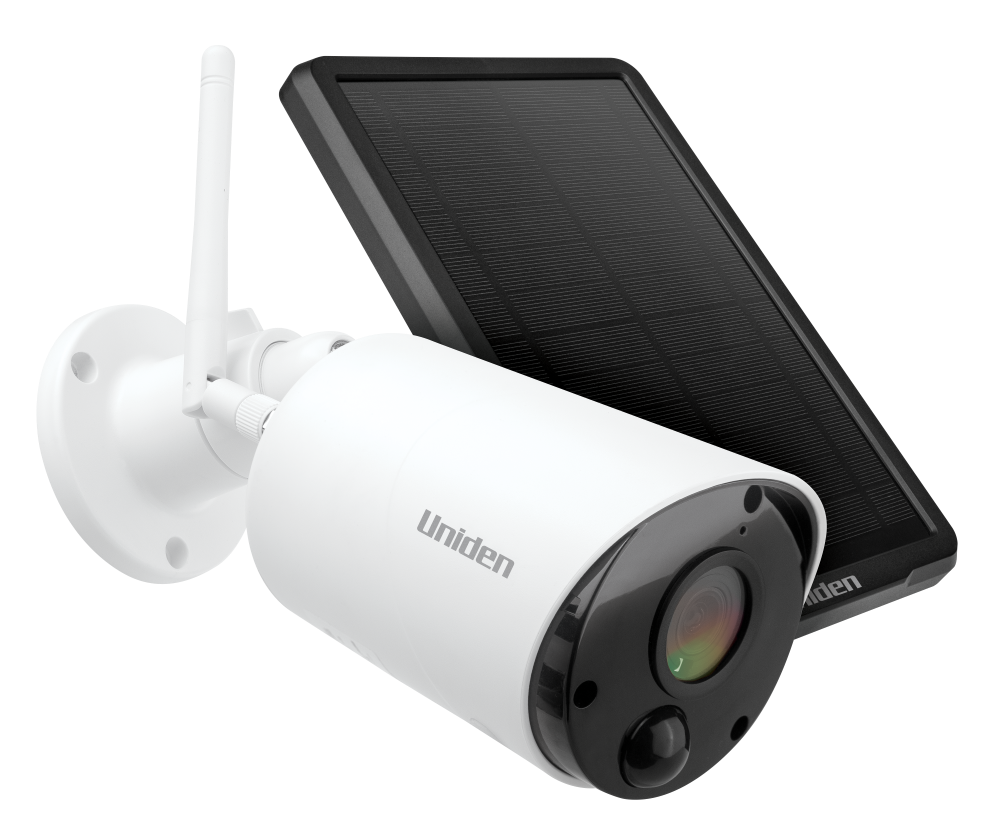 Uniden Smart Security Camera Solar Guardian App Cam Solo Bullet Kit Wi-Fi HD SOLOBULLETKIT